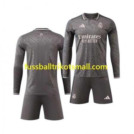 Fußballtrikots Real Madrid Kinder 2024-2025 Langarm 3rd trikot kaufen